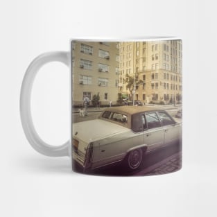 Cadillac in Manhattan, New York City Mug